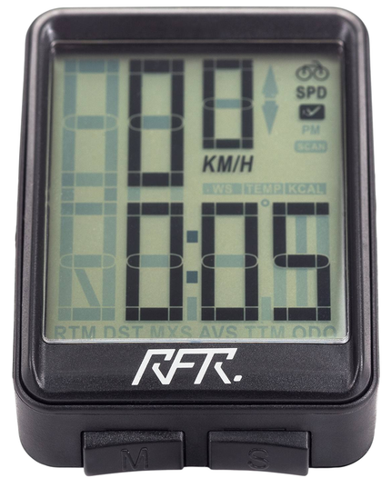 RFR Cycle Computer Wireless Cmpt Black/White