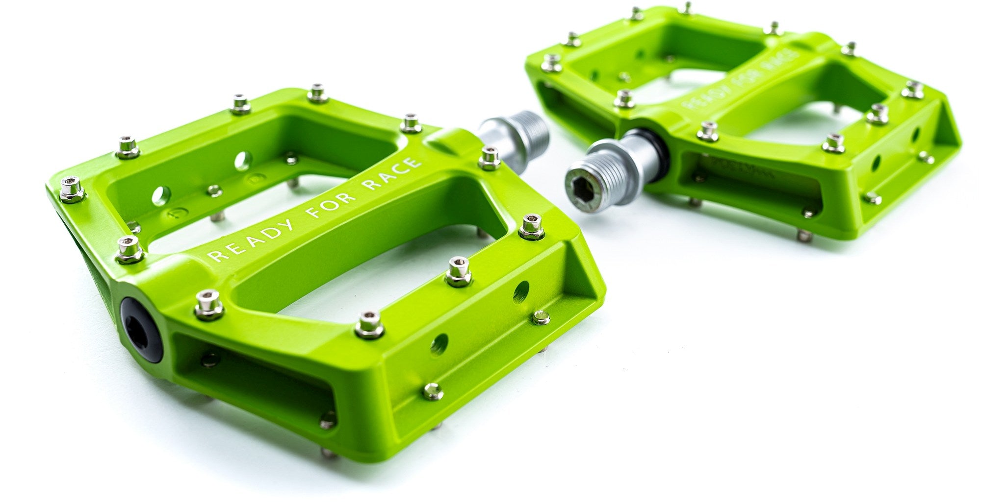 flat pedal ready for race RFR Pedals Flat Race Green – cubestores.nl