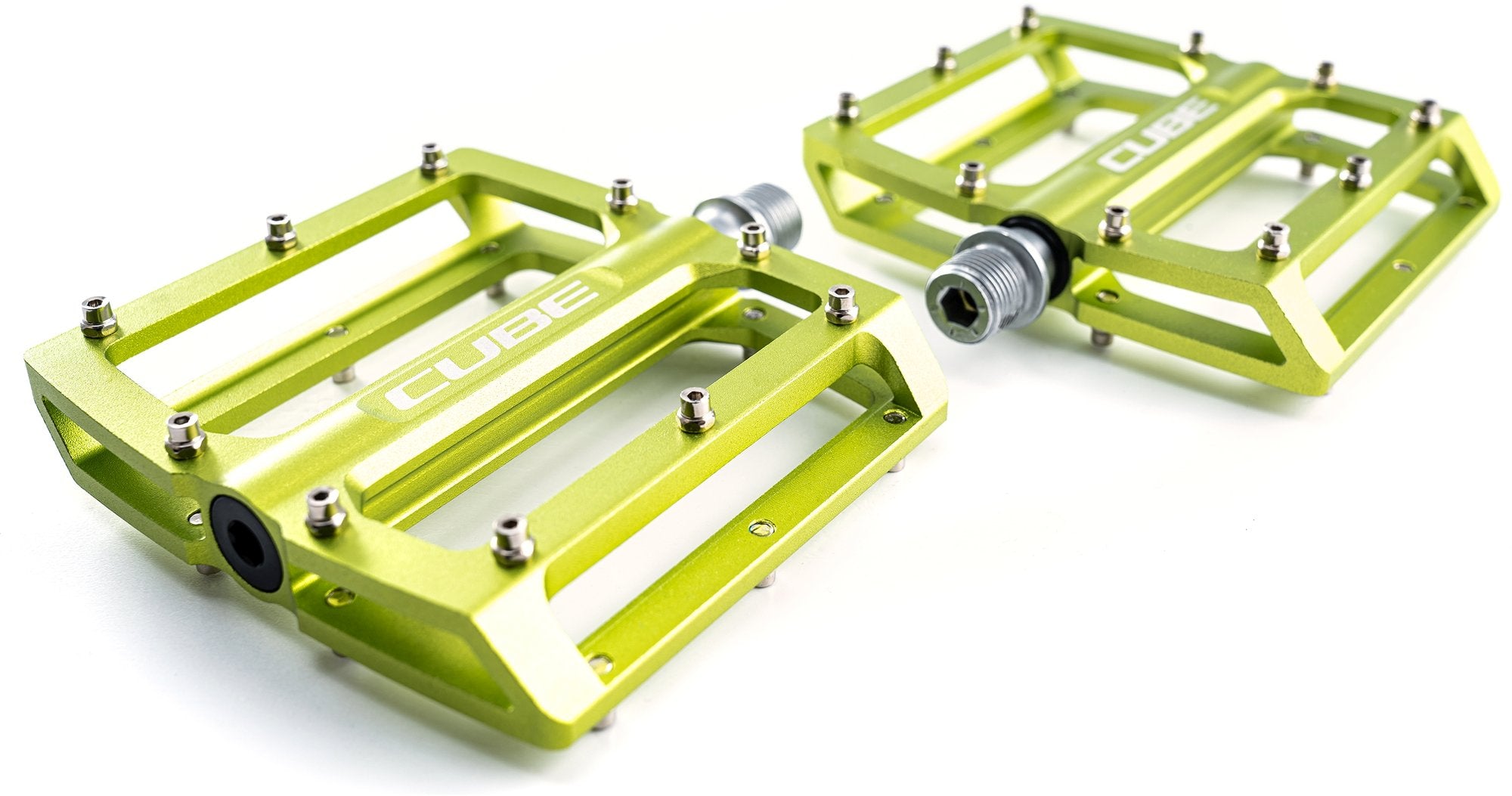cube nuroad pedale CUBE Pedals All Mountain Green – cubestores.nl