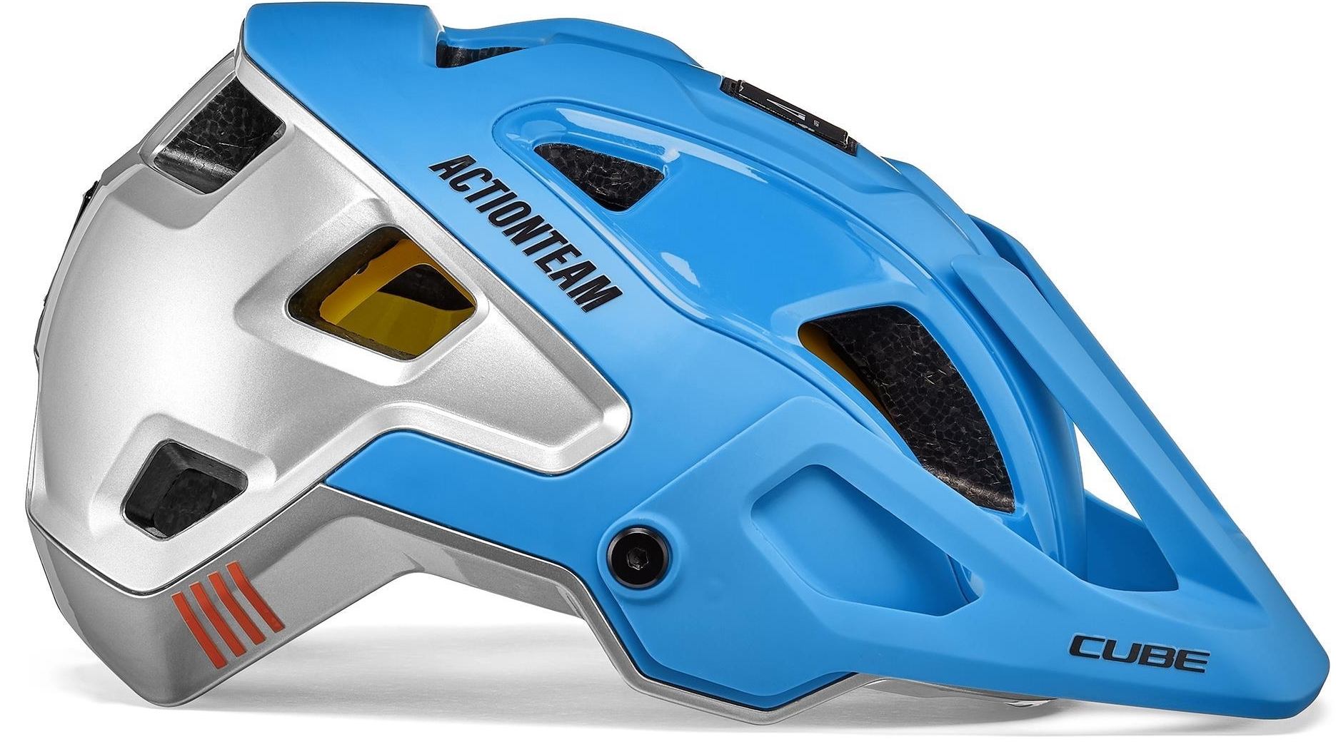 cube strover mips - mtb helm CUBE Helmet Strover X Actionteam Blue/Grey – cubestores.nl