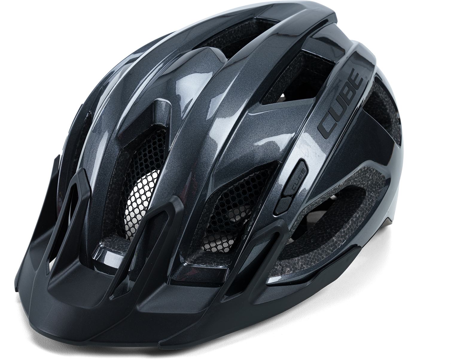 CUBE Helmet Quest Glossy Iridium Black – cubestores.nl