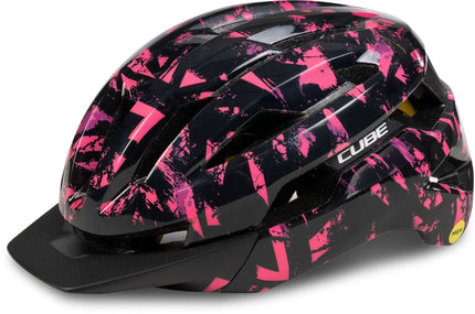 CUBE HELMET HOVER PINKACTION/BLACK