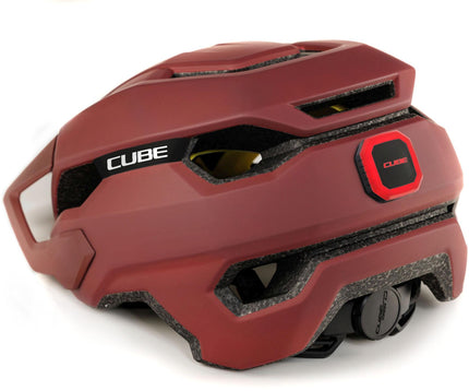 Cube Helmet Stray Burgundy