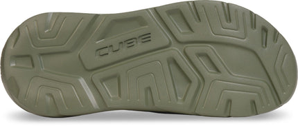 CUBE SHOES RIDE RECOVER SLIDES TM REED GREEN