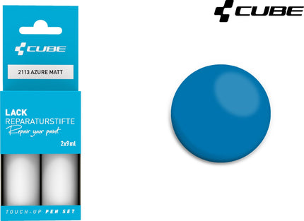 CUBE TOUCH-UP PEN SET AZURE MATT 2113 