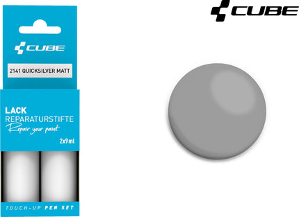 CUBE TOUCH-UP PEN SET QUICKSILVER MATT 2142 