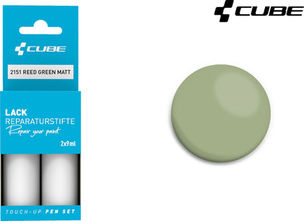 CUBE TOUCH-UP PEN SET REED GREEN MATT 2151 