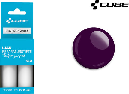 CUBE TOUCH UP PEN SET RAISIN GLOSSY 2182