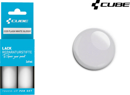 CUBE Touch Up Pen Set Flash White Glossy 2220