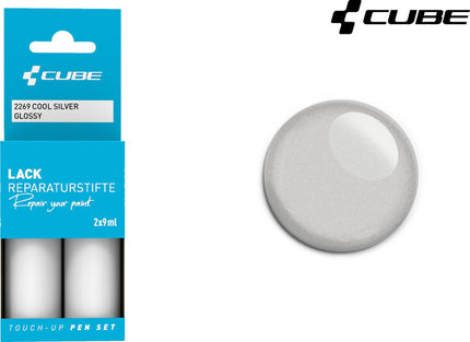 CUBE Touch Up Pen Set Cool Silver Glossy 2269