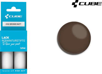 CUBE Touch Up Pen Set Brown Matt 2332