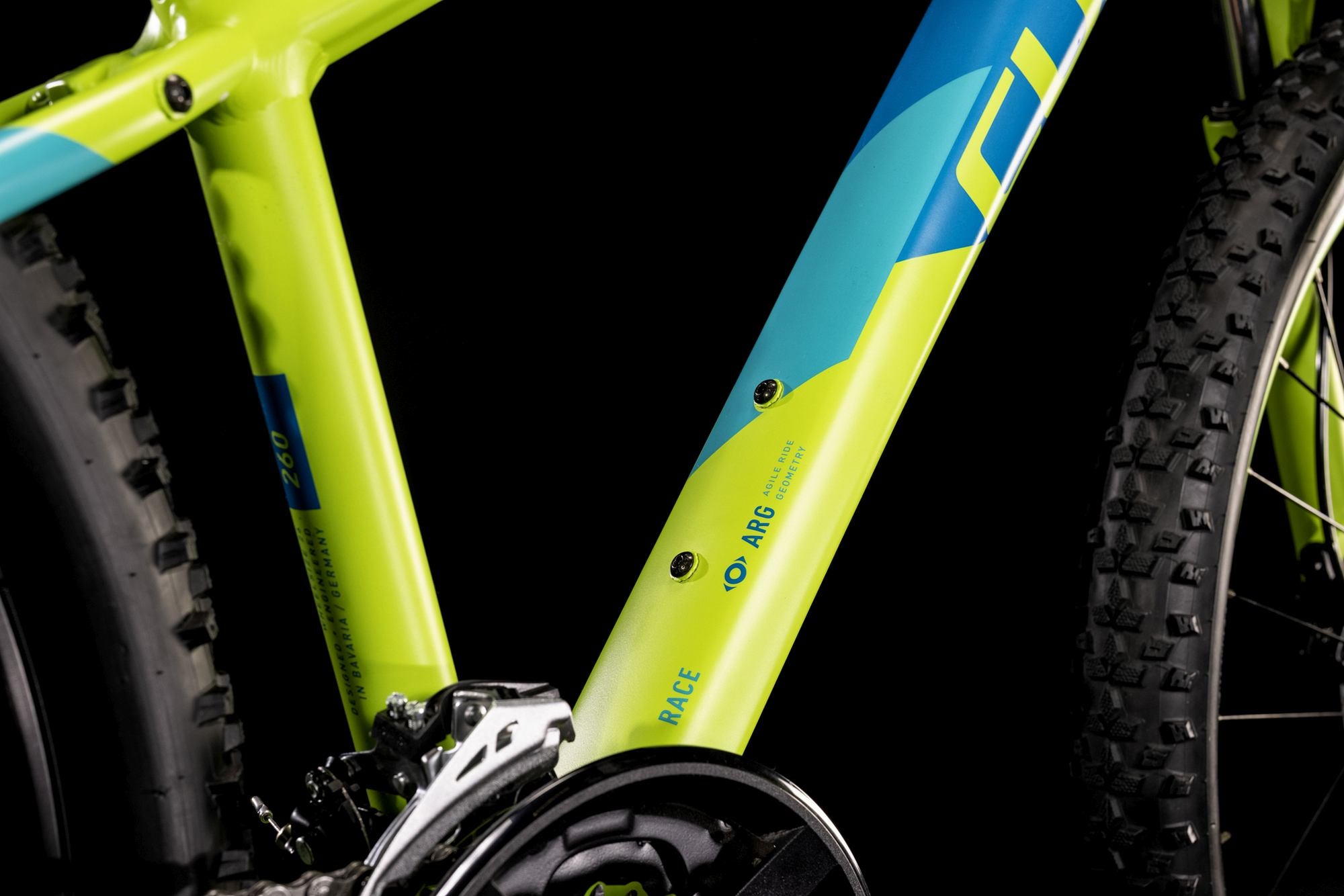 mountainbike cube race 260 CUBE ACID 260 DISC GREEN/BLUE – cubestores.nl