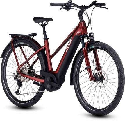CUBE TOURING HYBRID EXC 625 RED/WHITE