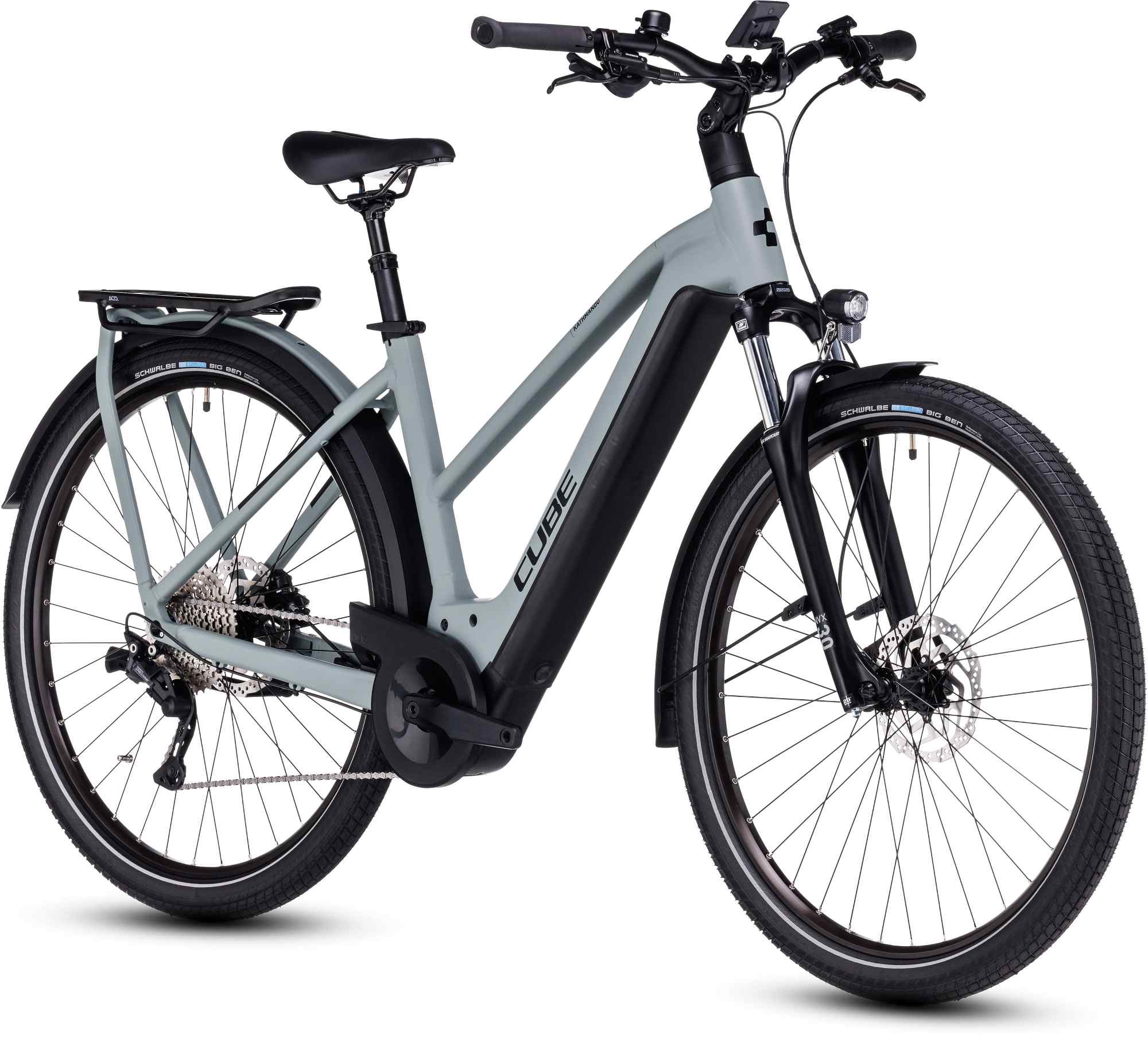 cube kathmandu hybrid pro 625 - e-trekking bike 2021 CUBE KATHMANDU HYBRID ONE 625 SWAMPGREY/BLACK – cubestores.nl