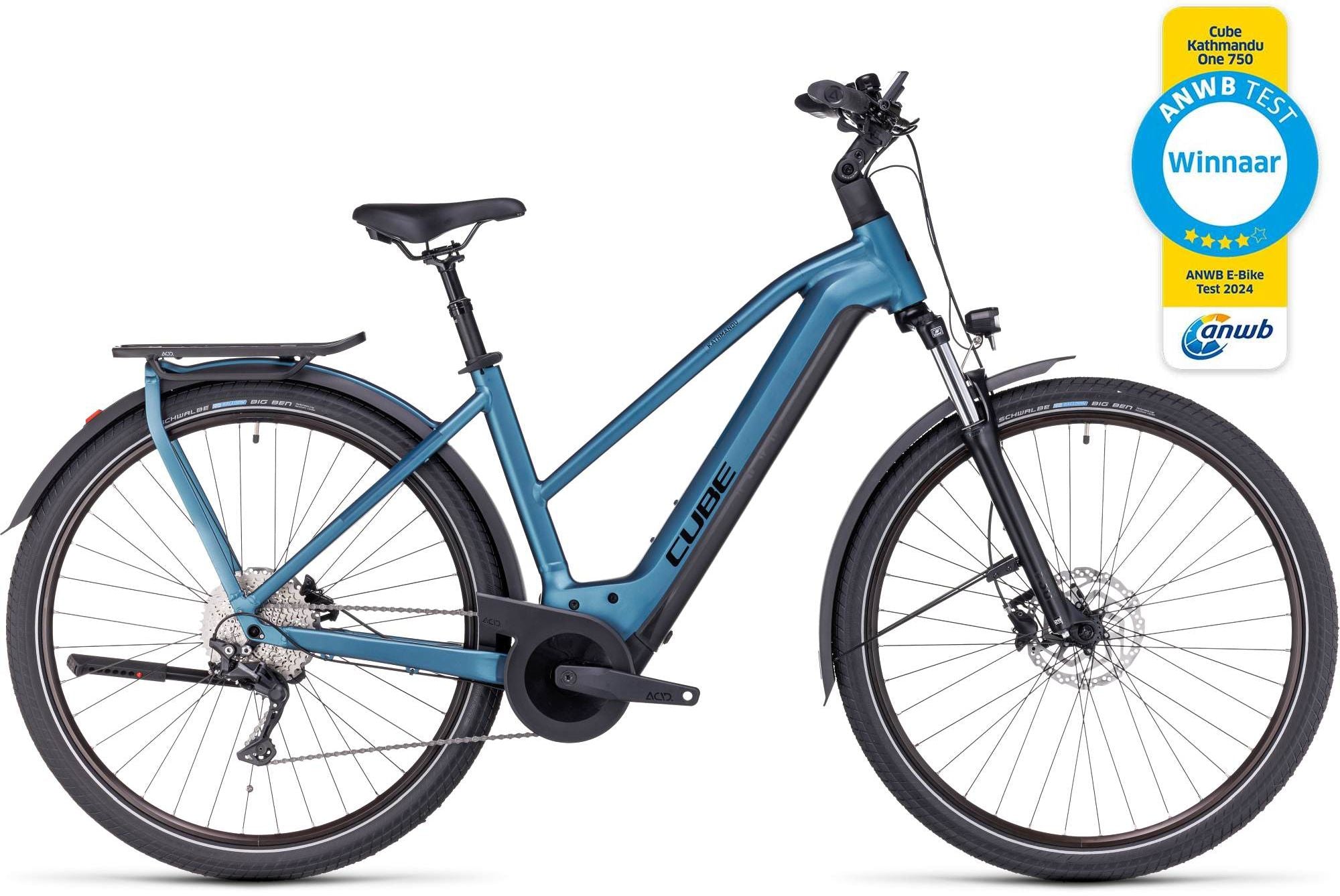 CUBE KATHMANDU HYBRID ONE 750 BLUE/BLACK – cubestores.nl