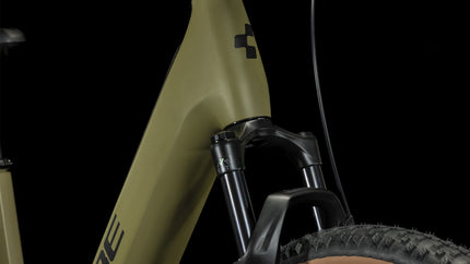 CUBE REACTION HYBRID RACE 625 OLIVE/GREEN