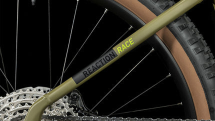 CUBE REACTION HYBRID RACE 625 OLIVE/GREEN
