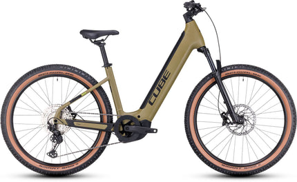 CUBE REACTION HYBRID RACE 625 OLIVE/GREEN