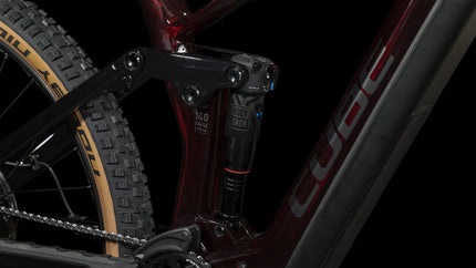 CUBE STEREO HYBRID 140 HPC RACE 750 LIQUIDRED/BLACK