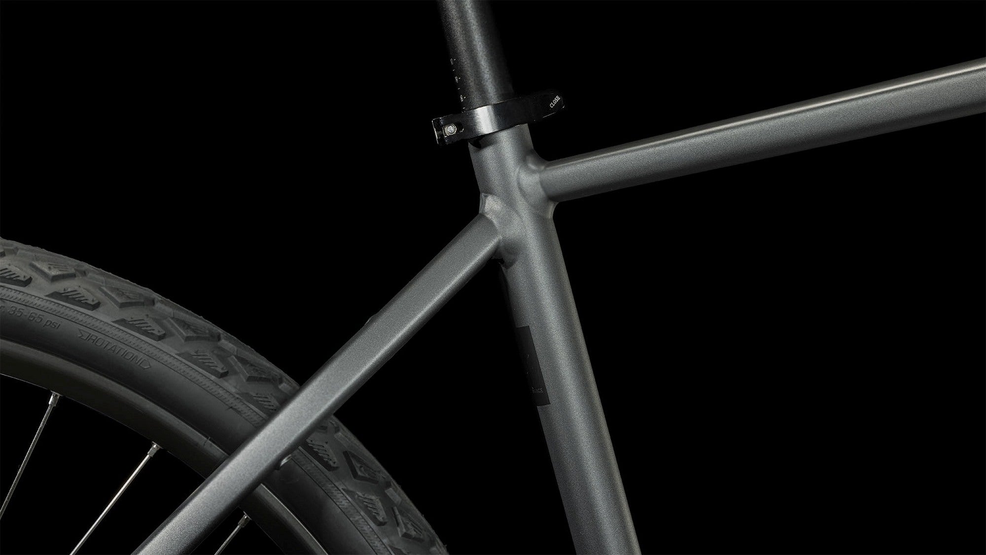 Poignées De Vélo Cube Natural Fit Comfort - Noir/gris, Gel, 135mm, Neuves
