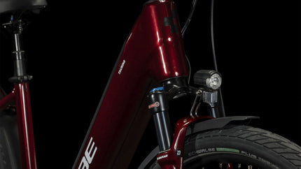CUBE TOURING HYBRID EXC 625 RED/WHITE