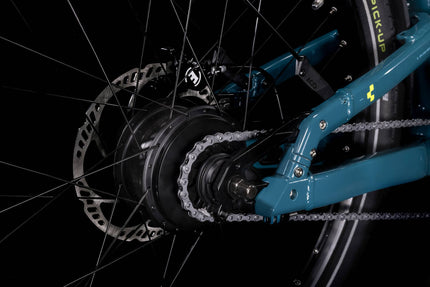 CUBE CARGO HYBRID 500 BLUE/LIME