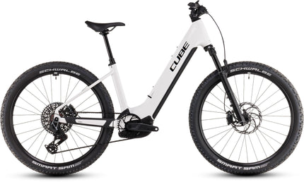 CUBE REACTION HYBRID SLT 800 METALLICWHITE/BLACK