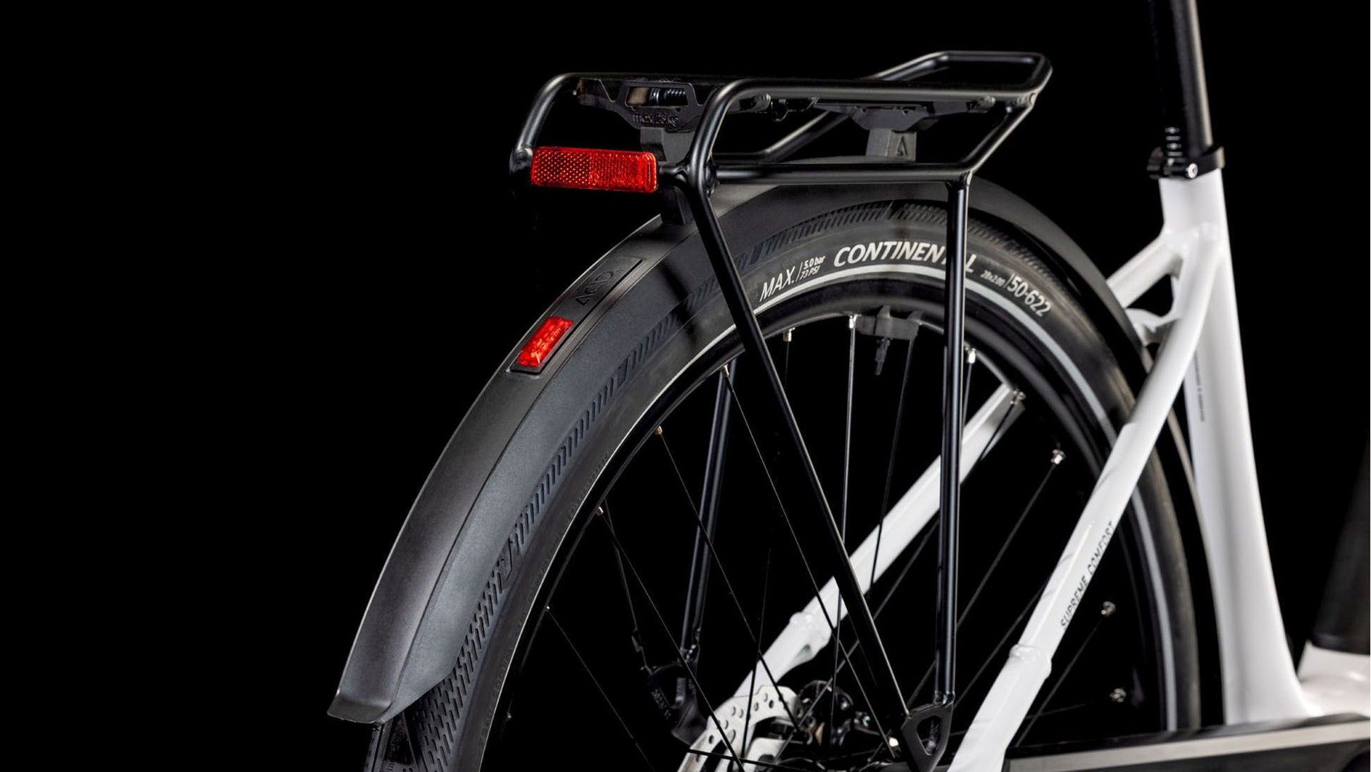 CUBE SUPREME HYBRID COMFORT ONE 500 METALLICWHITE/BLACK – CUBE