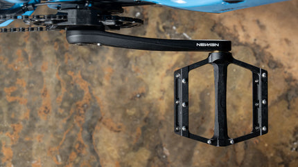 NEWMEN BESKAR FLAT PEDAL SET TI AXLE