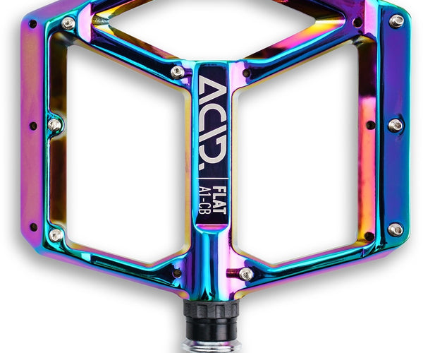 oil slick mtb pedale ACID PEDALS FLAT A1-CB OIL SLICK – cubestores.nl