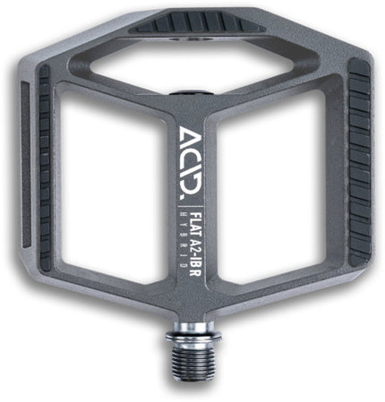 ACID PEDALS FLAT A2-IB HYBRID R GREY