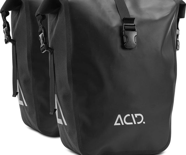 acid fahrradtasche travlr pure 15 ACID Panniers Travlr Pure 20/2 Black – cubestores.nl