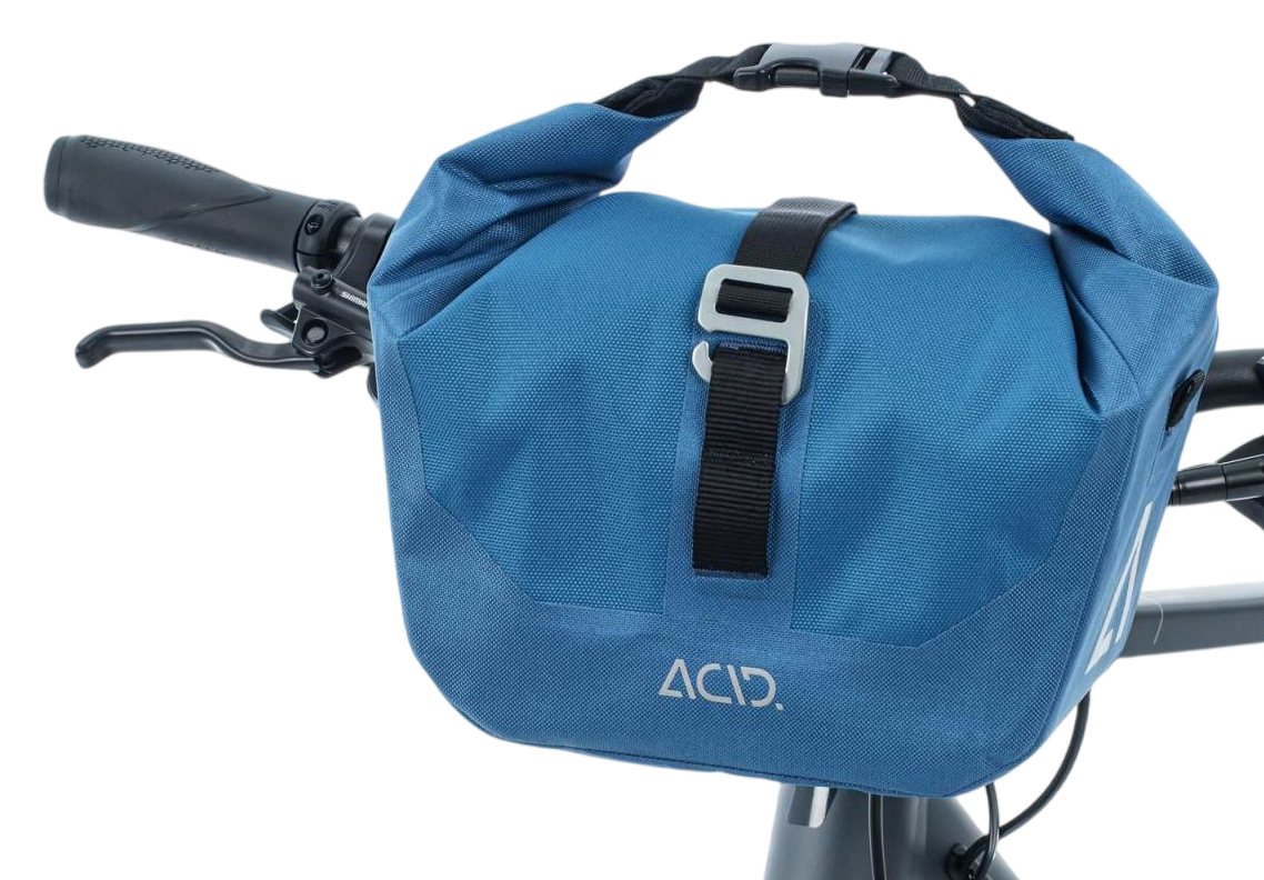 acid fahrradtasche travlr ACID Panniers Travlr Front 6 Filink Dark Blue/Black – cubestores.nl