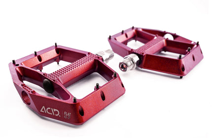 ACID PEDALS FLAT A3-ZP RED