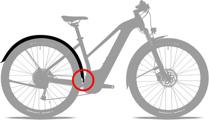 ACID Mudguard Set 50 28" Black