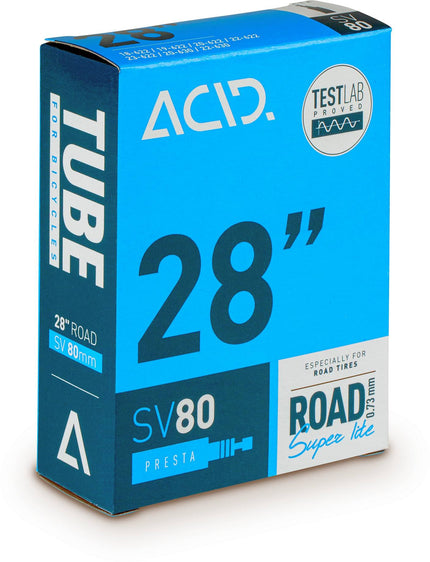ACID TUBE 28 INCH ROAD SUPER LITE SV 80MM 18/23-622/630