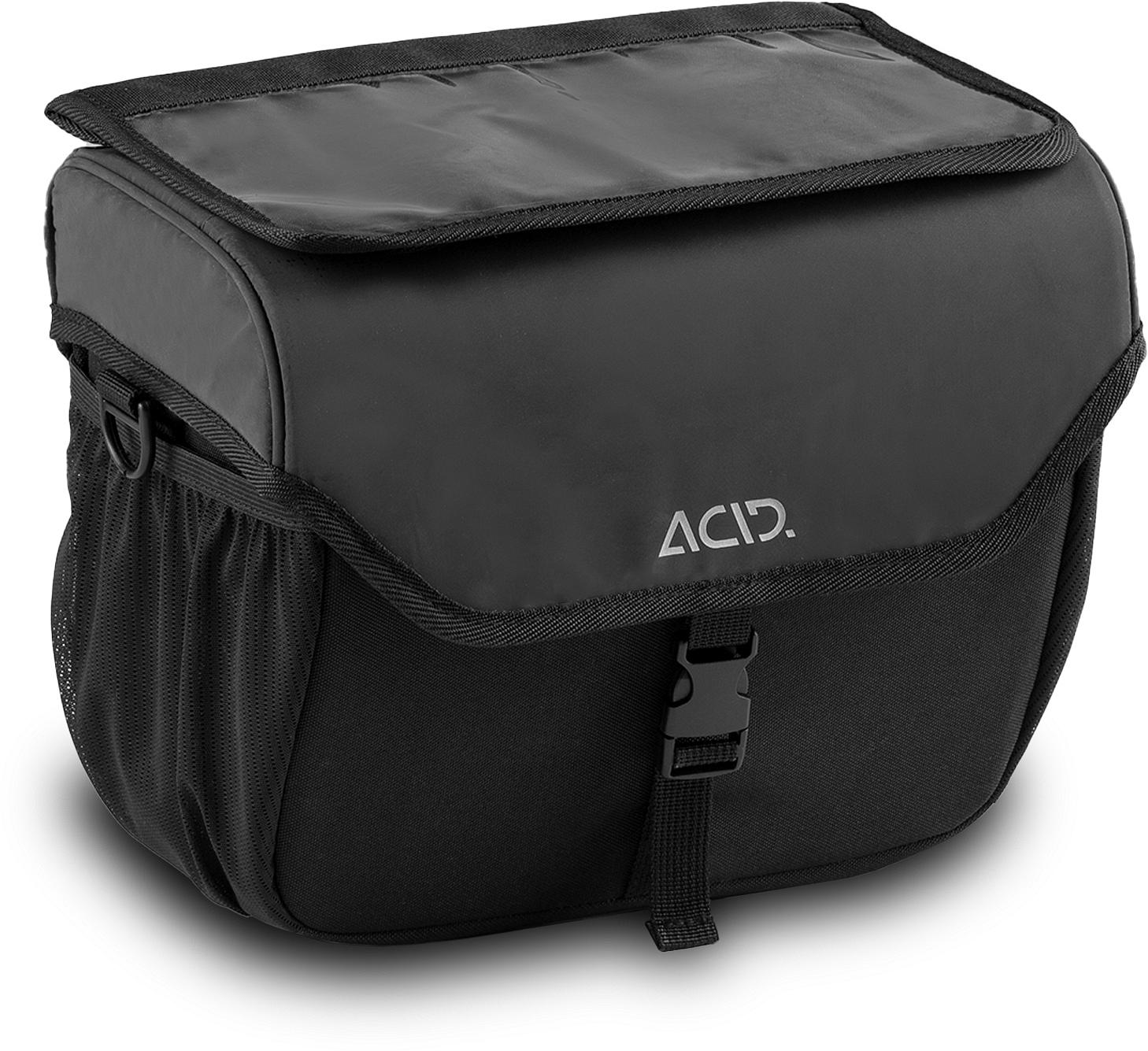 cube acid fahrradtasche trunk city 8+16 rilink ACID HANDLEBAR BAG CITY 8 FILINK BLACK – cubestores.nl