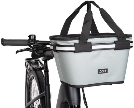 ACID HANDLEBAR BASKET CITY 15 FILINK GREY