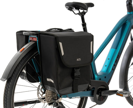 ACID PANNIER BAG CITY 15 CLASSIC DOUBLE BLACK