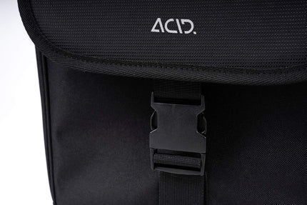 ACID PANNIER BAG CITY 15 CLASSIC DOUBLE BLACK
