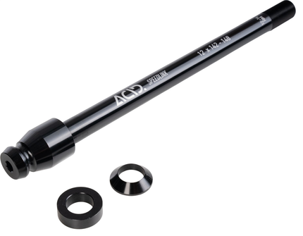 ACID THRU AXLE M12X1.0 142-148 MM FOR BIKE TRAILER BLACK